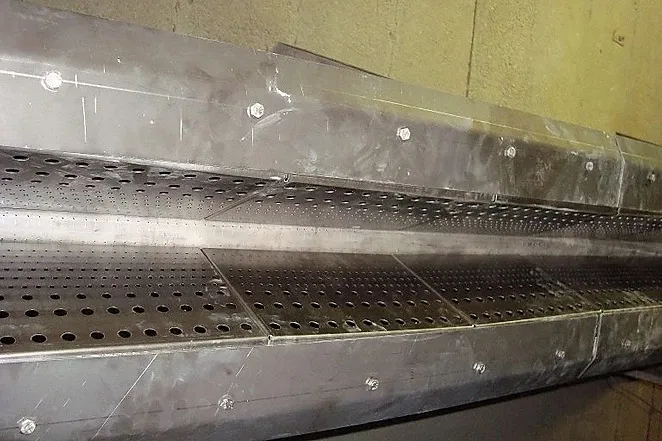 Inox kabelgoot, een voorbeeld van eigen constructiewerk